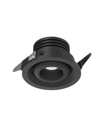NEPTUNO * MINI EMPOTRABLE BASC. 3W 4000K NEGRO